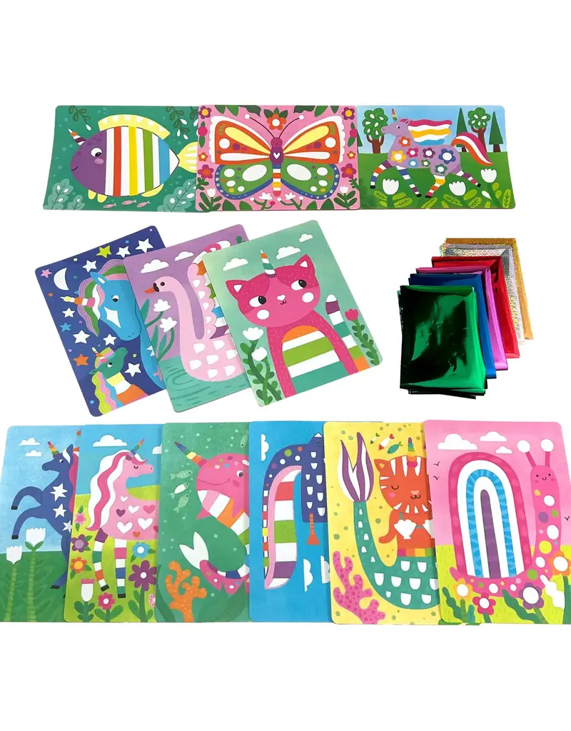 509 Broadway Foil-Tastic: Foil Art & Coloring Fun - Whimsical