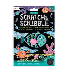 509 Broadway Scratch & Scribble: Mini Kit - Friendly Fish