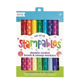 509 Broadway Stampables: Double-Ended Brush & Stamp Markers