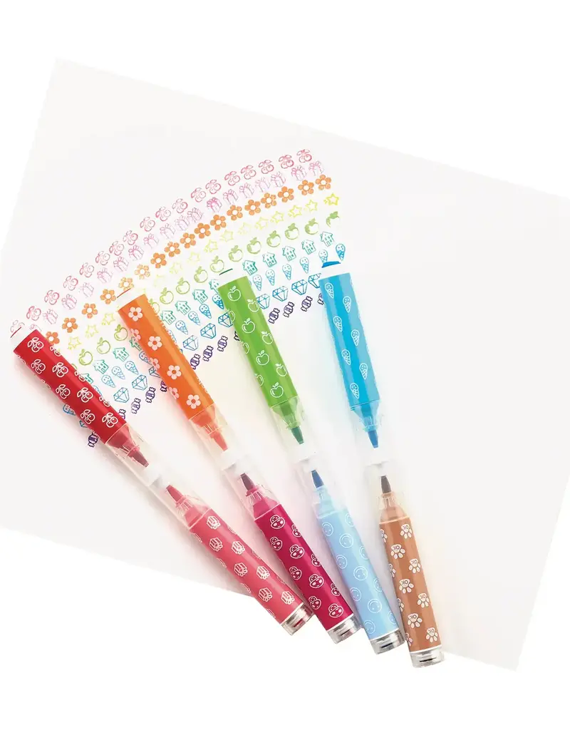 509 Broadway Stampables: Double-Ended Brush & Stamp Markers