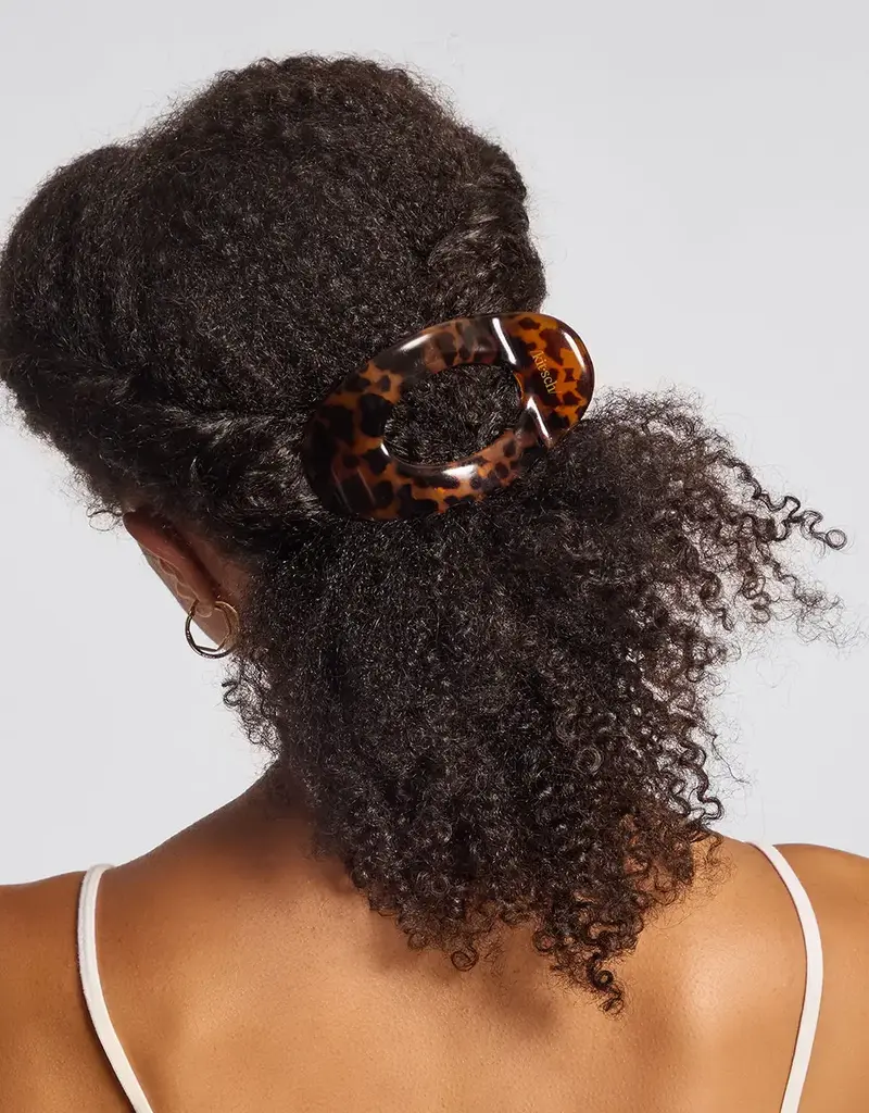 509 Broadway Large Flat Tortoise Clip