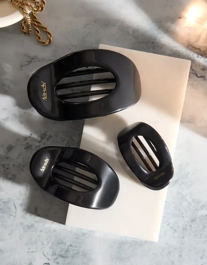 509 Broadway Black Flat Small Clip