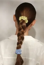 509 Broadway Ruched Satin Scrunchies