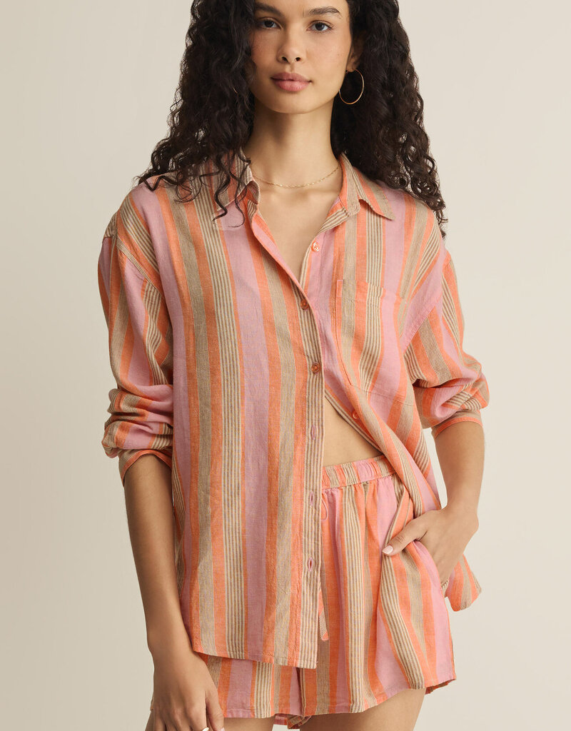 Z Supply The Perfect Stripe Button Up