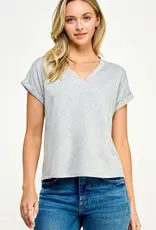 509 Broadway Ellison V-Neck Tee