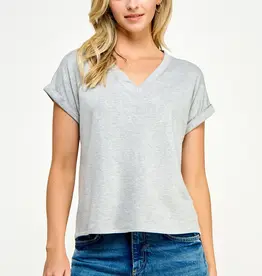 509 Broadway Ellison V-Neck Tee