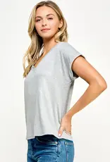 509 Broadway Ellison V-Neck Tee