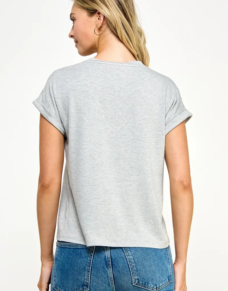509 Broadway Ellison V-Neck Tee
