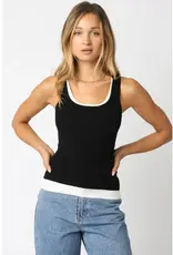 509 Broadway Jordyn Layer Scoop Neck Tank