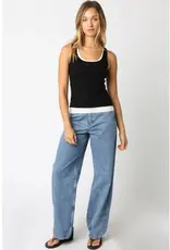 509 Broadway Jordyn Layer Scoop Neck Tank