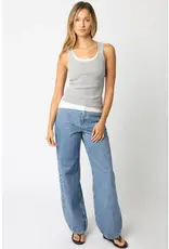 509 Broadway Jordyn Layer Scoop Neck Tank