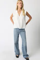 509 Broadway Emilie Ruffle Sleeve Blouse