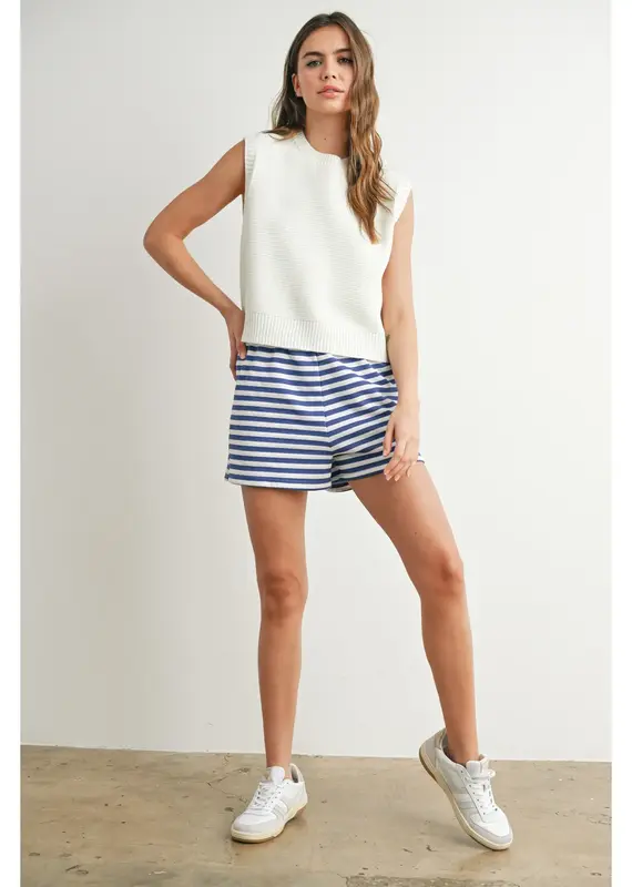 509 Broadway Plain Knitted Top