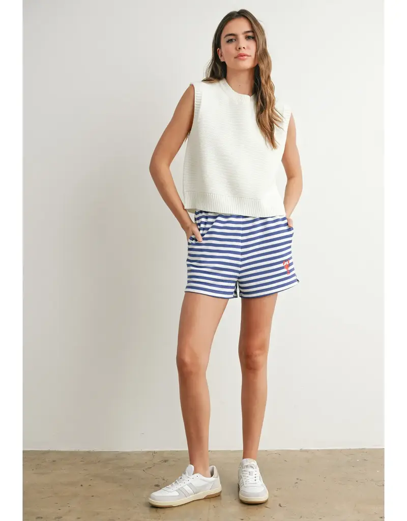 509 Broadway Plain Knitted Top