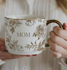 509 Broadway Gold Floral Mom Coffee Mug