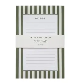509 Broadway Striped Notepad