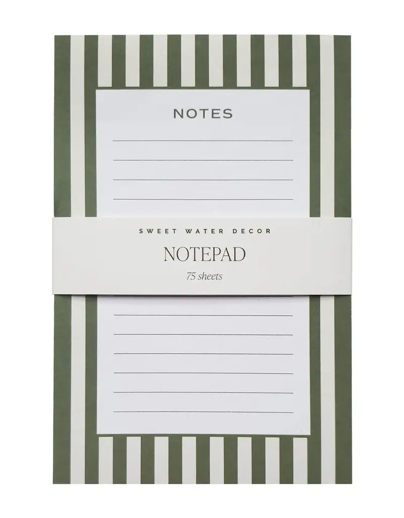 509 Broadway Striped Notepad