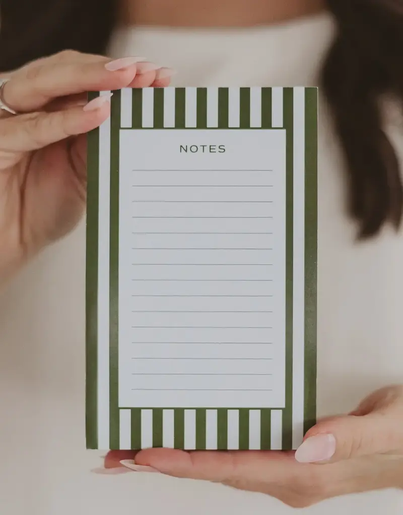 509 Broadway Striped Notepad