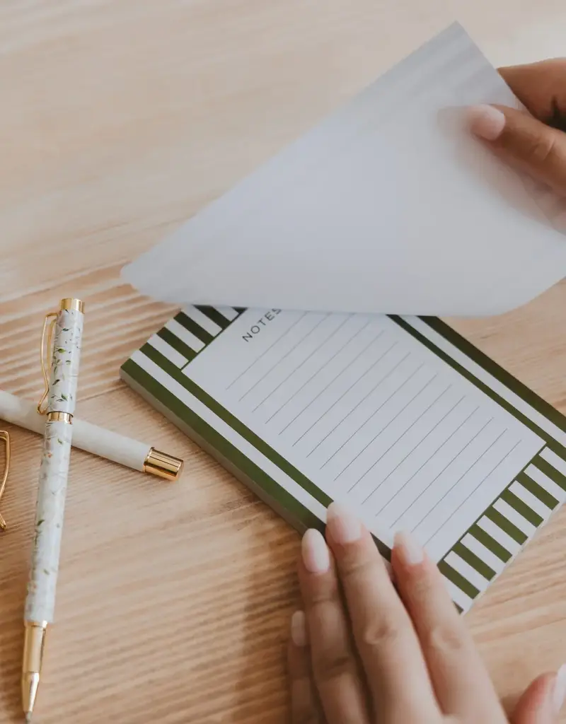 509 Broadway Striped Notepad