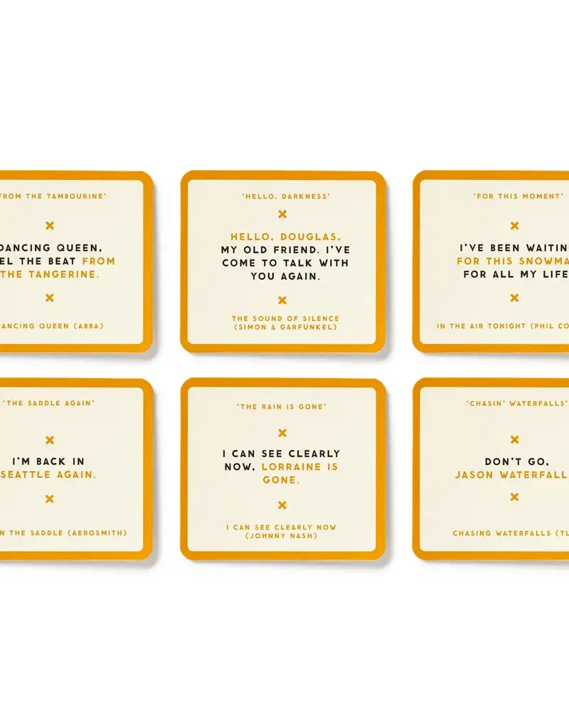 509 Broadway Brass Monkey Misunderstood Songs Game