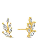 509 Broadway Leaf Studs