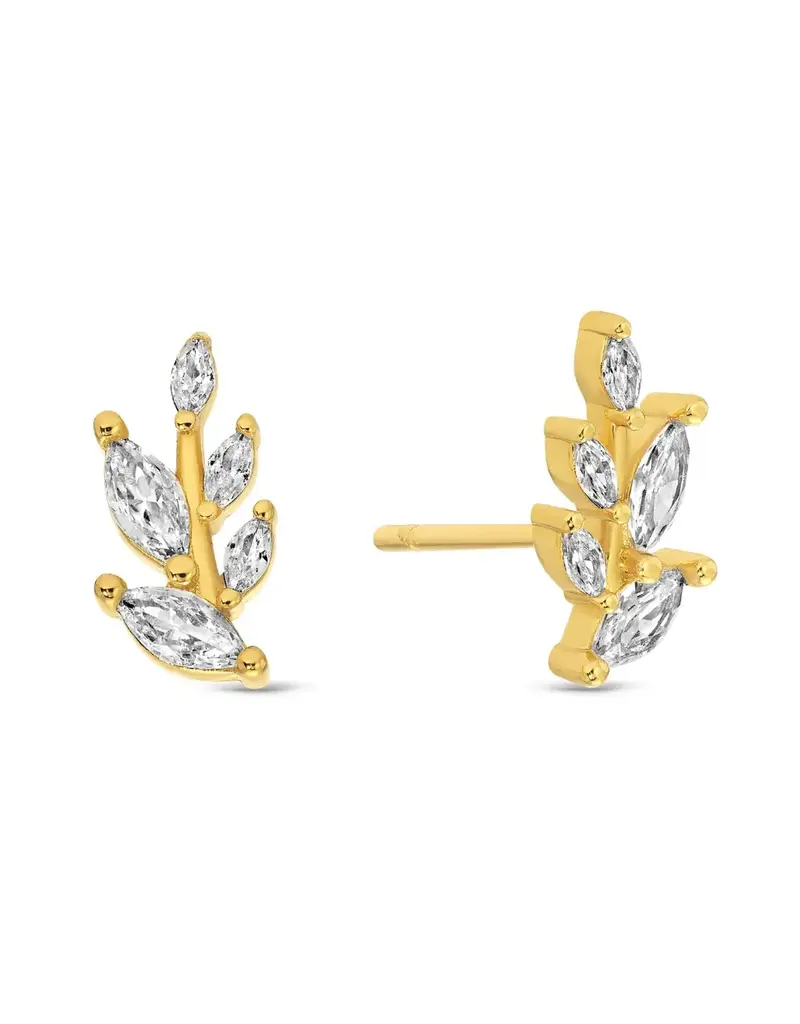 509 Broadway Leaf Studs
