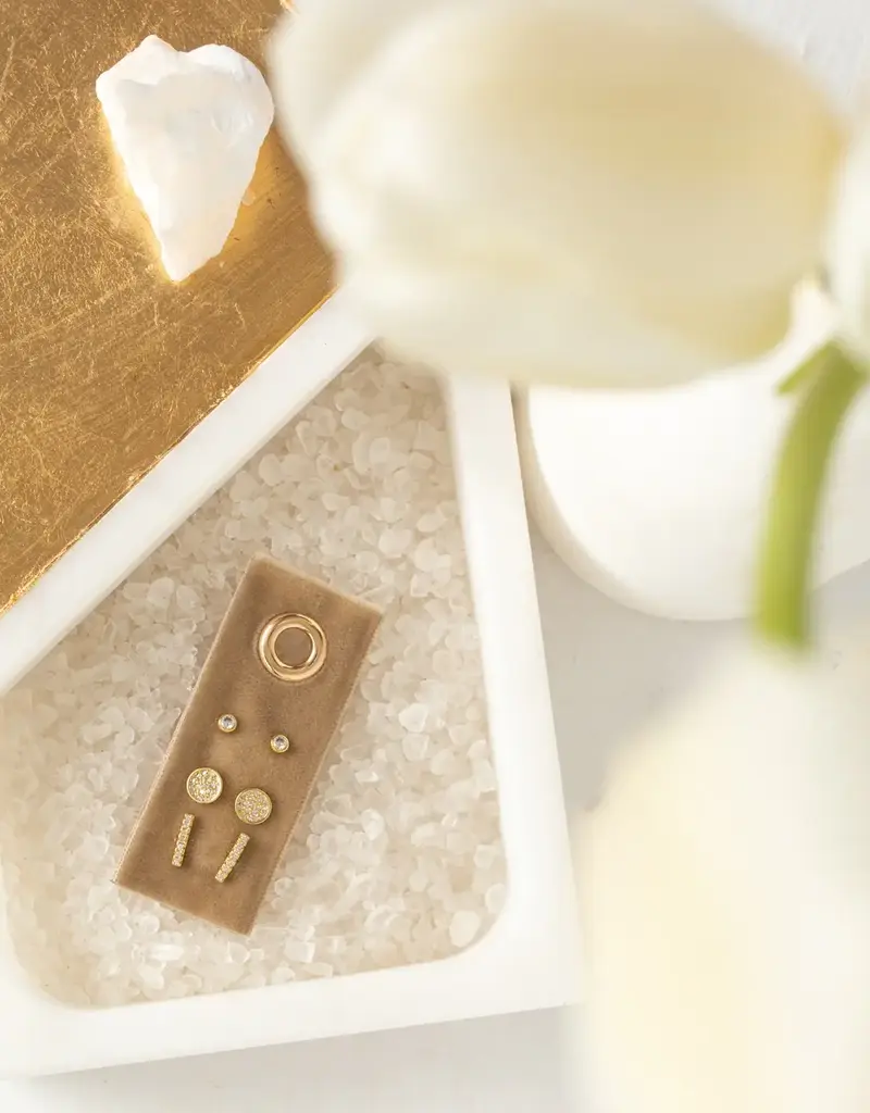 509 Broadway Pave Velvet Stud Set