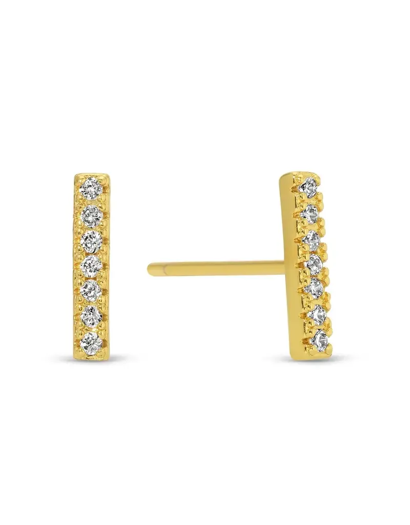 509 Broadway Pave Velvet Stud Set