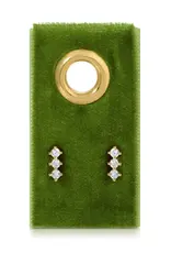 509 Broadway Triple Cz Bar Studs