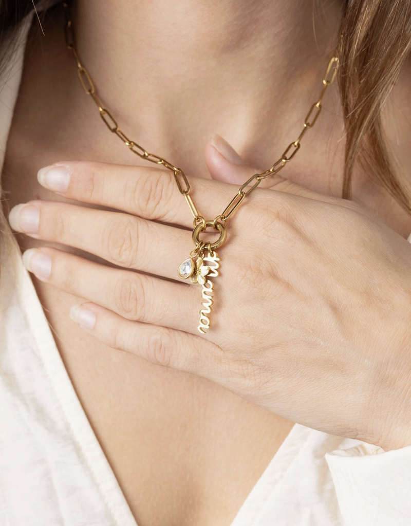 509 Broadway Mama Charm Necklace Set