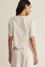 Z Supply Oceanside Embroidered Top