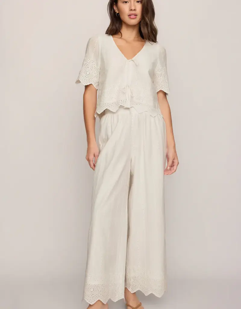 Z Supply Oceanside Embroidered Top