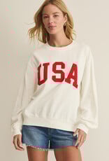 Z Supply USA Boyfriend Sweatshirt