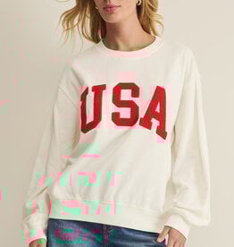 Z Supply USA Boyfriend Sweatshirt