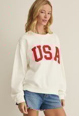 Z Supply USA Boyfriend Sweatshirt