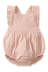 509 Broadway Check Little Girl Romper
