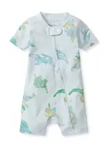 509 Broadway Watercolor Dino Baby Romper