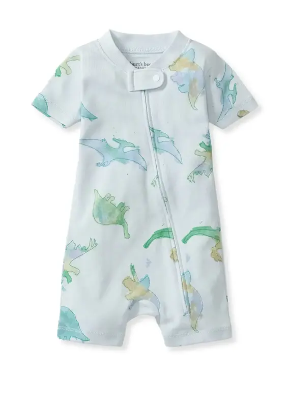 509 Broadway Watercolor Dino Baby Romper