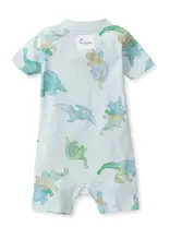 509 Broadway Watercolor Dino Baby Romper