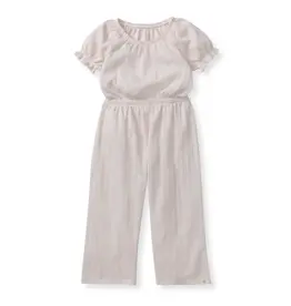 509 Broadway Pointelle Little Girl Jumpsuit