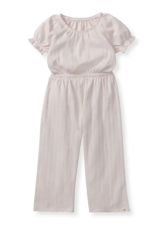 509 Broadway Pointelle Little Girl Jumpsuit