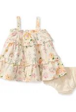 509 Broadway Little Girls Floral Ruffle Dress