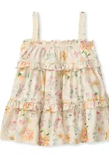 509 Broadway Little Girls Floral Ruffle Dress