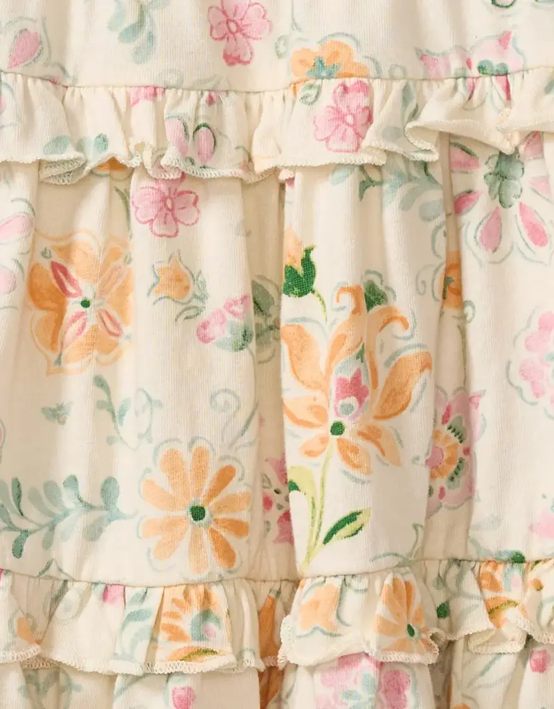 509 Broadway Little Girls Floral Ruffle Dress