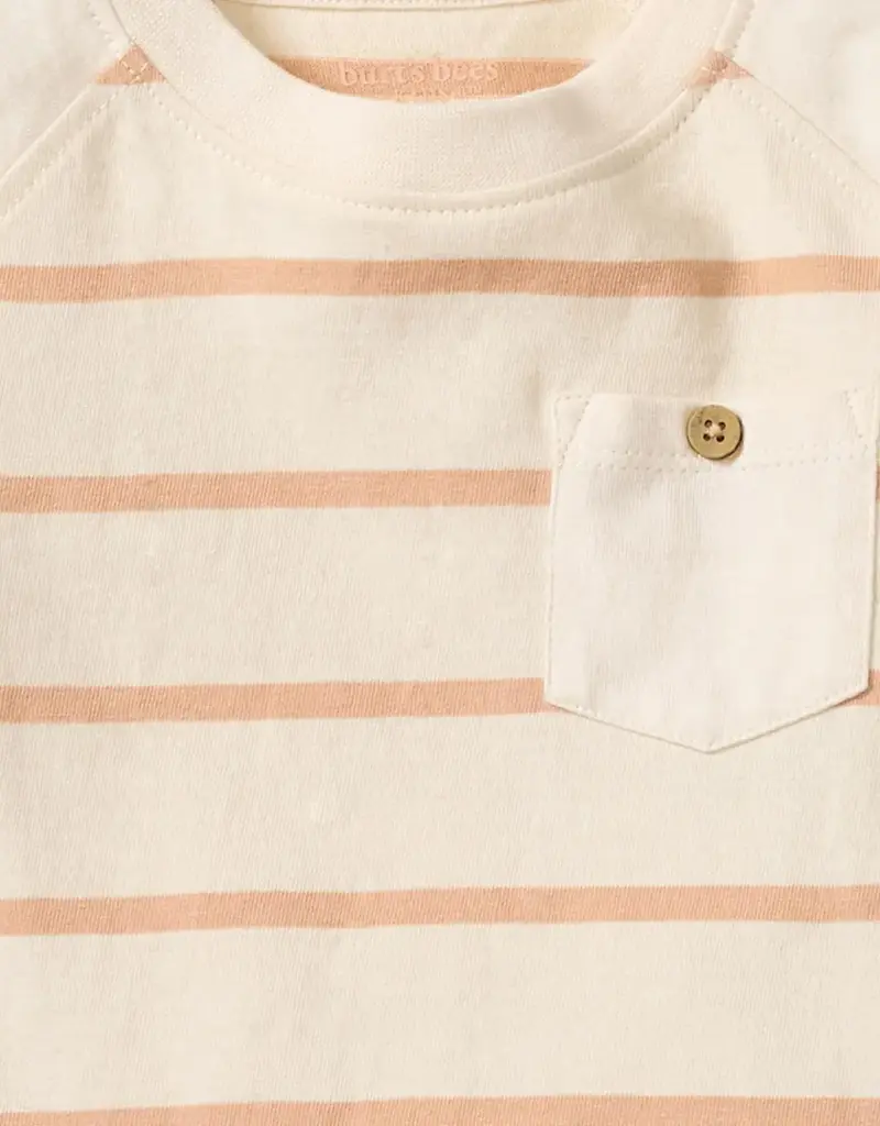 509 Broadway Basic Stripe Boy Tee & Short Set