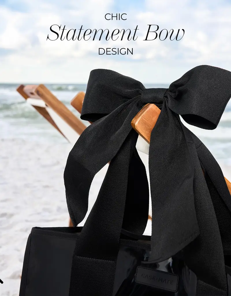 Case Mate Case Mate Jelly Tote Midnight Black Bow