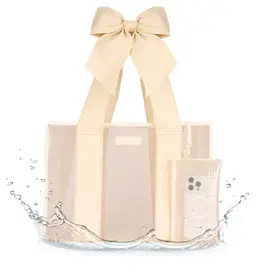 Case Mate Case Mate Raffia Bow Jelly Tote|ECRU|