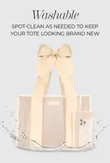 Case Mate Case Mate Raffia Bow Jelly Tote|ECRU|
