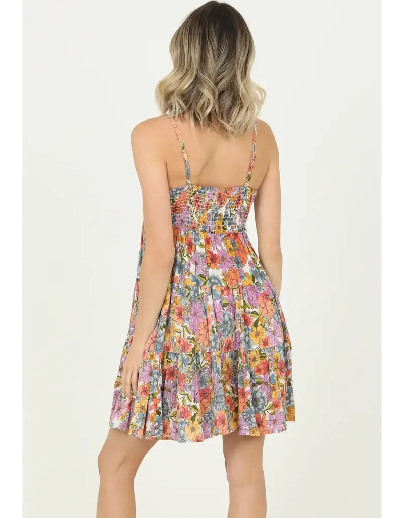 509 Broadway V-Neck Smocked Bust Sundress