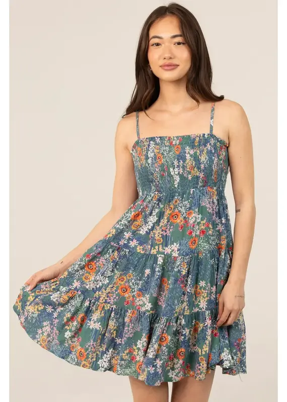 509 Broadway Smocked Tiered Sundress